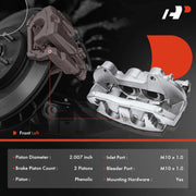 A-Premium Disc Brake Caliper Assembly with Bracket, Phenolic Piston, Front Left Driver Side, Compatible with Dodge Journey 2012-2020, 18-B5402A