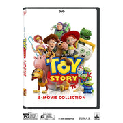 Disney Pixar Toy Story 5 Movie Collection DVD Set, Adventure Comedy Animation, 5-Disc, 65052