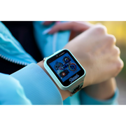Disney LAS4092NVWM Lilo & Stitch iTime Unisex Touchscreen Children's Smart Watch with Silicone Strap and Blue Case 42MM