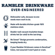 YETI Rambler 42-Oz. Mug with Straw Lid - Navy