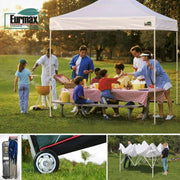 Eurmax Canopy N-STD8x8-BD 8' x 8' Burgundy Pop-up and Instant Outdoor Canopy