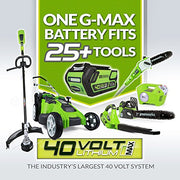 GreenWorks, GW24252, G-MAX 150 MPH 135 CFM 40-Volt Electric Sweeper