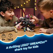 LEGO DREAMZzz Nightmare Shark Submarine 2-in-1 Building Set, 1413 Pieces, Includes 5 Minifigures, Ages 9+