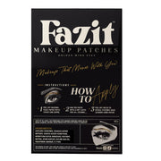 Fazit sprinkled-speckles Gold Glitter Eye Wing Makeup Patches, Waterproof, Sweat-Proof, 12 Count