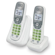 VTech CS6114-2 2 Handset Cordless Phone, White