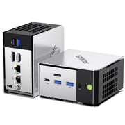 GMKtec M8 Mini PC, AMD Ryzen 5 PRO 6650H, 16GB LPDDR5 RAM, 512GB NVMe SSD, Triple 4K Display, WiFi 6E, Bluetooth 5.2, USB-C, Silver
