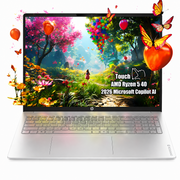 HP 16in 2K Touchscreen Laptop, AMD Ryzen 5 7520U Processor, 8GB LPDDR5 RAM, 256GB PCIe SSD, Windows 11 Home, Wi-Fi 6, AMD Radeon Graphics, Silver
