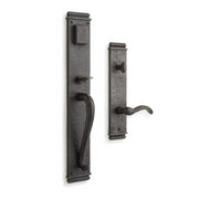 Signature Hardware EHENGTB.15.300.10.L-DB-NB New England Entrance Door Set-Lever Handle-No Backset -Left Hand -Dark Patina