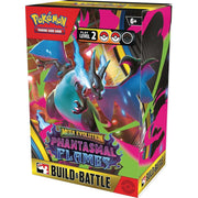 Pokmon Mega Evolution Phantasmal Flames Build & Battle Box, 40-Card Deck with Unique Foil Promo Cards, 4 Booster Packs, 10-10185-101