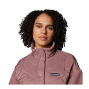 Columbia Cloud Point Long Fleece Outerwear Jacket, Warm Sherpa Pile, Camel Brown/Dark Stone, XX-Large, 2095081-224