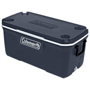 Coleman 150-Quart Hard Ice Chest Cooler, Blue Nights - Easy Carrying