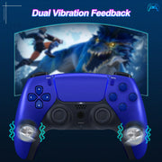 SIXGOLDHUA Wireless Controller for PS5/Slim/Pro/PC, Deep Blue