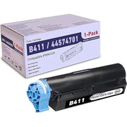 GO-B411 (44574701)-1PK B411 (44574701) Pack Black B411 (44574701) Toner Cartridge