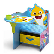 Baby Shark TC83713SH Chair Desk with Storage Bin - Ideal for Arts & Crafts, Snack Time, Homeschooling, Homework & More by Delta Children