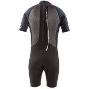 Body Glove Pro 3 Men Back Zip Shorty Wetsuit, 2/1mm Neoprene, Black, Large, 21167