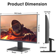 KOORUI 22N1 Computer Monitor FHD 1080P Desktop Display 22