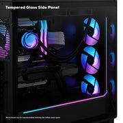 iBUYPOWER SMA9N57T01 Slate Mesh Gaming PC Ryzen 9 9900X 4.4GHz NVIDIA GeForce RTX 5070Ti 16GB 32GB RAM 2TB SSD Win 11 Home Black
