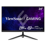 ViewSonic VX2428A 24 Inch IPS Full HD Gaming Monitor, 180Hz Refresh Rate, 0.5ms Response Time, FreeSync Premium, HDR10, Flicker-Free, Blue Light Filter, HDMI 1.4 and DisplayPort