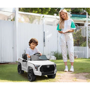 UBesGoo 12V Licensed Toyota Tundra Ride On Cars for Kids White