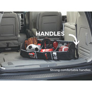 Rubbermaid Large Collapsible Cargo Organizer Bin Car Interior Organization Non-Slip Perfect, Black