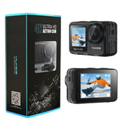 VILINICE FS01A Action Camera with 4K+1080P Resolution 24 MP Waterproof Case (New)