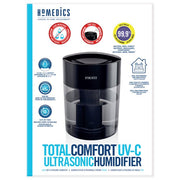 HoMedics UHE-CMTF45 Total Comfort UV-C Ultrasonic Room Humidifier, .97 Gallon