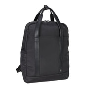 btL Nylon Convertible Travel Backpack Tote with Padded 15-Inch Laptop Sleeve, Black, 16-Inch BTL-25-BKPKBLK