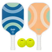Franklin Sports 59215 Polymer Paddle and Ball Set, Blue/Orange