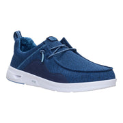 HEYDUDE Wally Hey2O Mesh Slip-On Men's Casual Loafers, Navy Blazer/White, Size 10, Lightweight Breathable, Water-Ready 43145-4VE