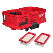 Milwaukee Electric Nexus Dedicated Filter Cleaner, Dual HEPA, Red/Black, Compatible with NEXUS Wet/Dry Vacuums 0991-20