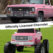 Wisairt TR2501(24V) Chevrolet Cheyenne 24V 7Ah Kids Ride on Car, Pink