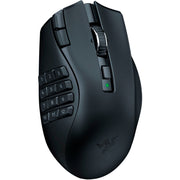 Razer RZ01-03600100-R3U1 Naga V2 HyperSpeed MMO Wireless Gaming Mouse with 19 Programmable Buttons - Black