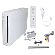 Nintendo Wii Video Game Console, Motion-Controlled Gameplay, White, Includes Wii Remote and Nunchuk, RVL-001