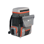 Ozark Trail X-Pro 3700 Fishing Tackle Backpack with Organizer Pockets, 3 Removable Trays, Water-Resistant Bag, Gray, TB-4363-20L