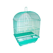 YML Black Round Top Style Birdcage for Small Parakeets, 11 in L x 9 in W x 16 in H, A1304BLK
