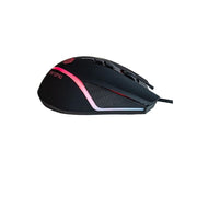 Periphio Rainbow Backlit Anti-Ghosting Keyboard with Adjustable Legs and Mouse