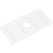 Rohl Wire Sink Grid, Stainless Steel, White Finish, Fits Shaws MS3318 Kitchen Sink, Modern Style