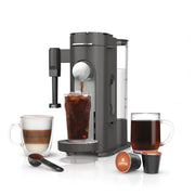 Ninja Pods & Grounds Specialty Single-Serve Coffee Maker, K-Cup Compatible, 4 Brew Styles, Built-In Frother, Gray, PB050