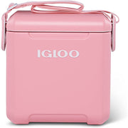 Igloo 11 Qt Tag Along Too Strapped Picnic Style Cooler, Pink - Material: Plastic