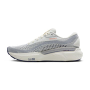 Brooks Adrenaline GTS 24 Women's Running Shoe, GuideRails Support, Nitrogen-Infused DNA Loft v3 Cushioning, Grey/Blue Ribbon/Peach, Size 9.5, Medium Width, 120426-140