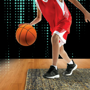 Silent Hoops SBSK4104 Premium Foam Basketball Quiet Indoor Play for Kids, Standard Size