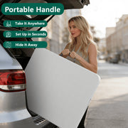 HaiCube 6FT Folding Table, Heavy-Duty Waterproof HDPE Tabletop, Steel Frame, Foldable Portable Table for Indoor and Outdoor Use, White