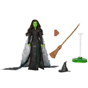 Mattel Wicked Deluxe Elphaba Fashion Doll with Movie-Inspired Gown, Accessories, 11 Points of Articulation, Black Hair, JFM12