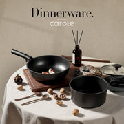 Carote A11060 21 Pieces Nonstick Cookware Set, Pots and Pans Set with Detachable Handles, Oven/Dishwasher Safe, Black