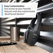 BlueParrott S650-XT 2-in1 Convertible Wireless Headset with Active Noise Cancellation, Black