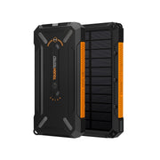 ToughTested TT-PBW-SW16 Fast Charging Solar Power Bank with Flashlight, 16,000mAh, IP65 Waterproof - Black