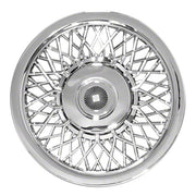 Coast to Coast International Wheel Cover Set, Universal 15 Inch Chrome Plated Lace Spoke Design, Set of 4, IWC1215