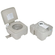 Camco 41541 5.3 Gallon Portable Travel Toilet - Lightweight - Gray
