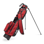 Sunday Golf Loma Lightweight Stand Golf Bag, 31 Inch, Burgundy, Holds 8 Clubs, Waterproof Nylon, Multiple Pockets, BAG107