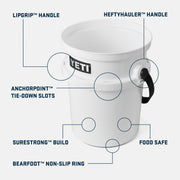 YETI LoadOut 5-Gallon Bucket - King Crab